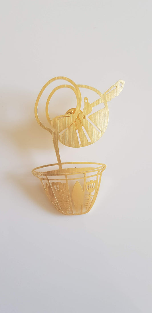 Lebanese Coffee Rakweh w Shaffeh Big Pin