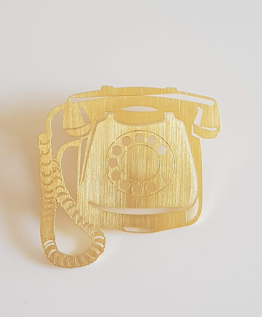 Vintage Phone Pin