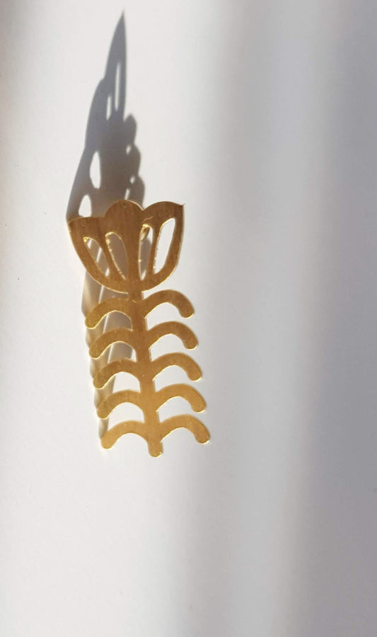 Traditional Lebanese Coffee Flower Pin