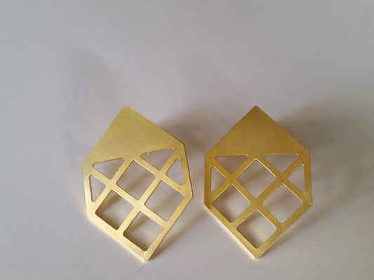 Squared Earrings Pair