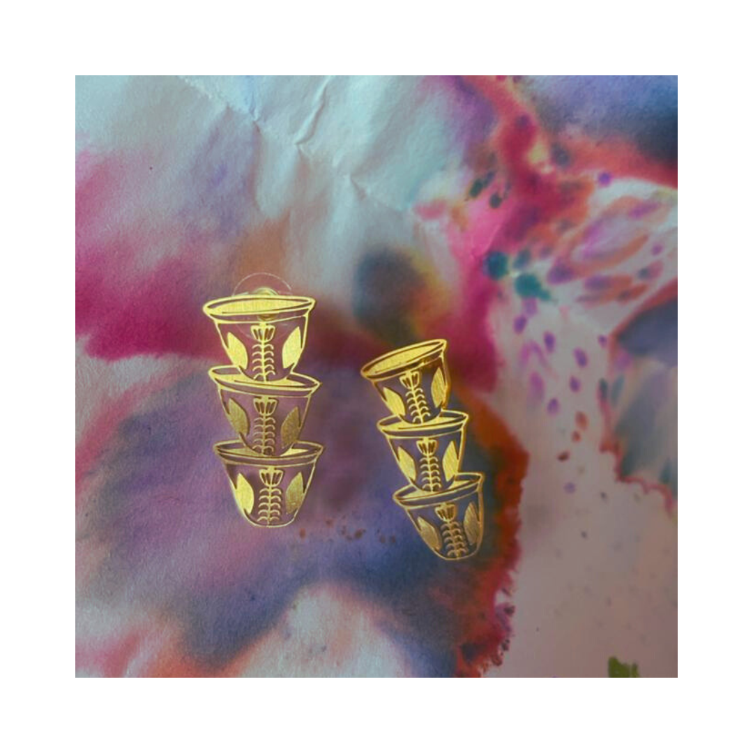 Three Cups Earrings