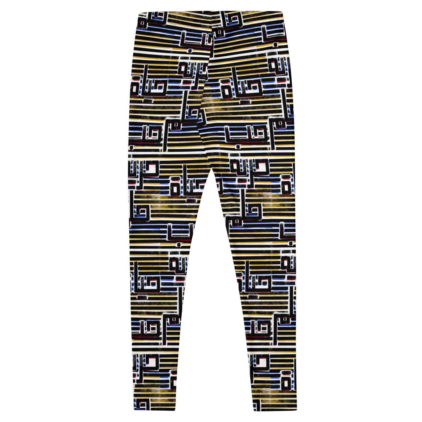Hayat Leggings - Striped with Arabic Calligraphy