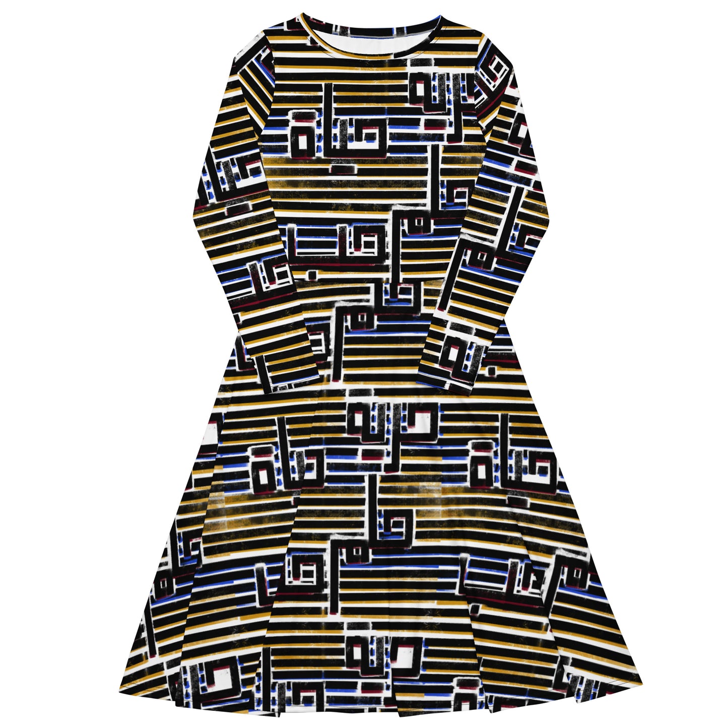 HAYAT Long Sleeve Midi Dress - SCENE Studio