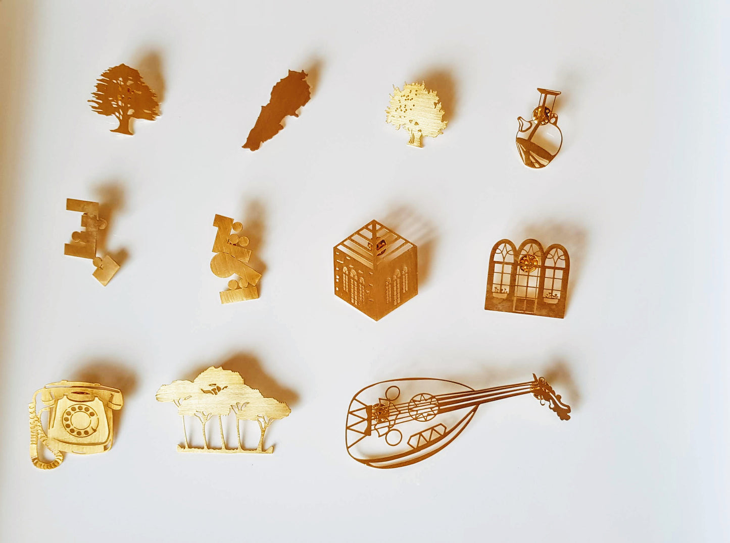 Pins Beirut and Lebanon
