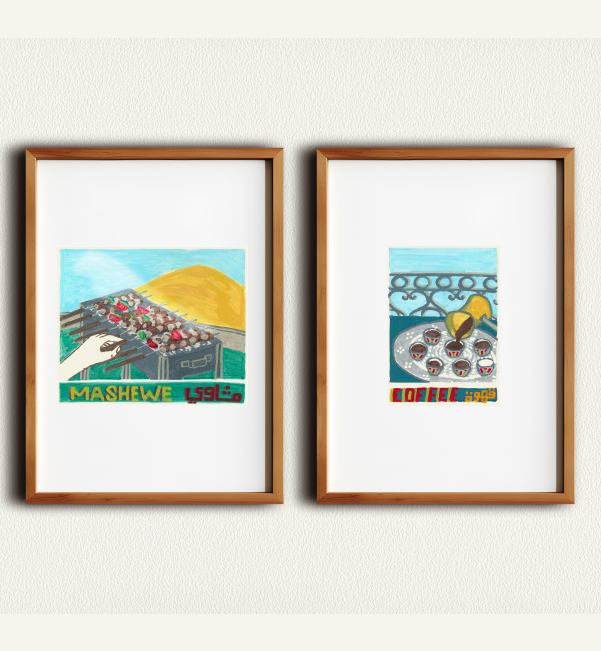 Lebanese Food Art Prints - FRAMED or Without Frame