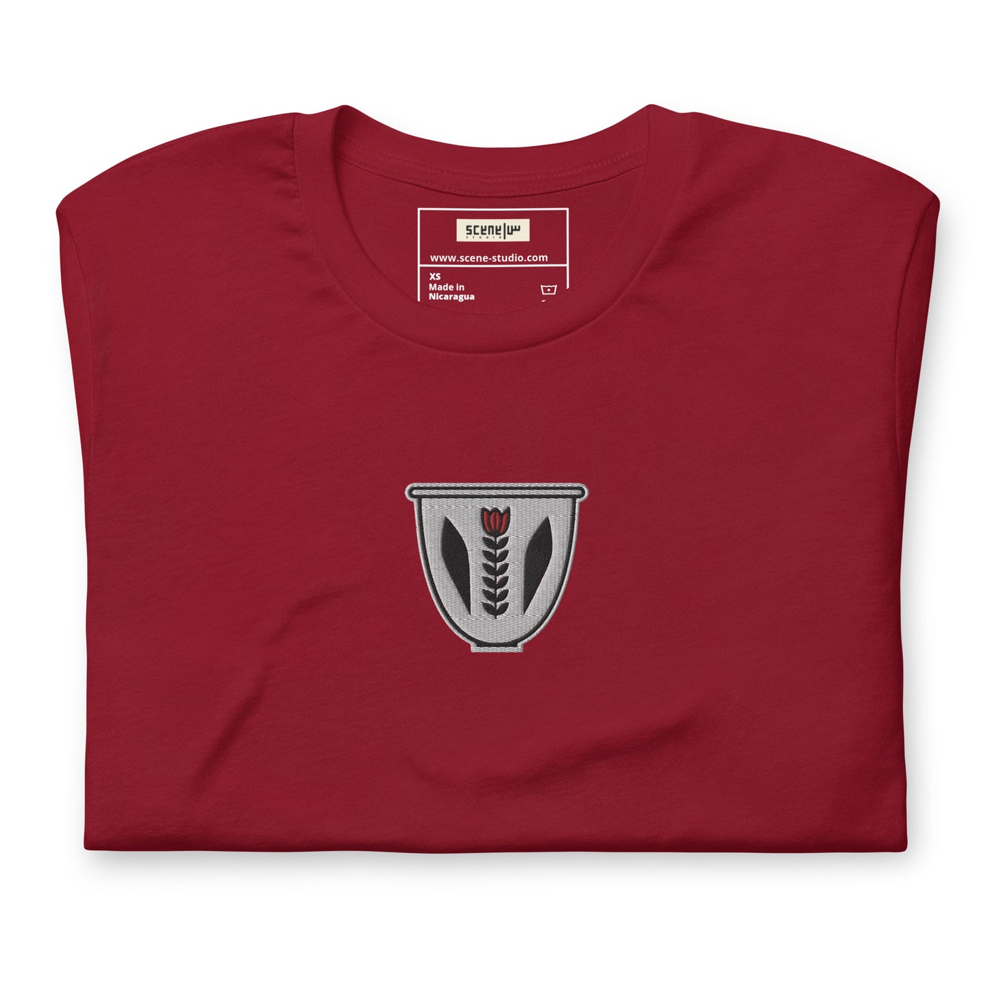 Lebanese coffee cup embroidered t-shirt - Shaffeh Cup Tee