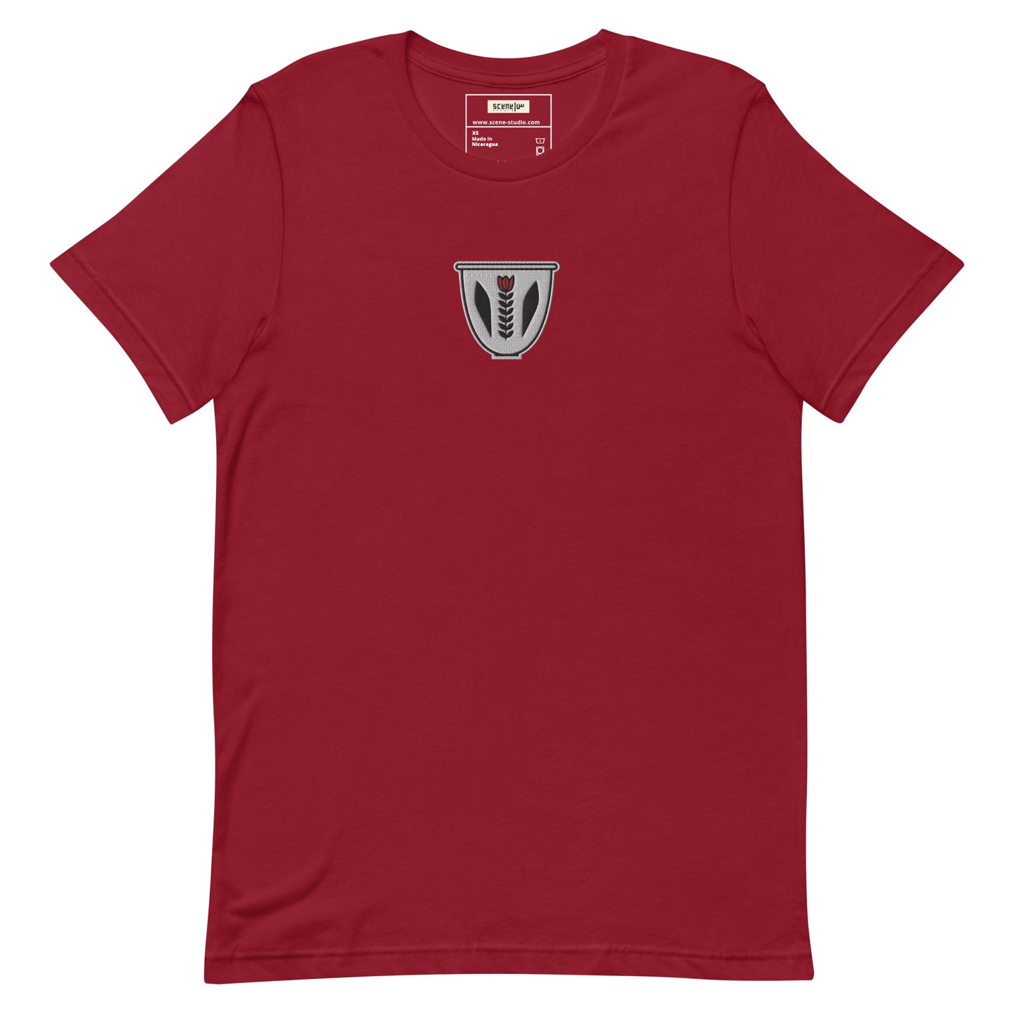 Lebanese coffee cup embroidered t-shirt - Shaffeh Cup Tee