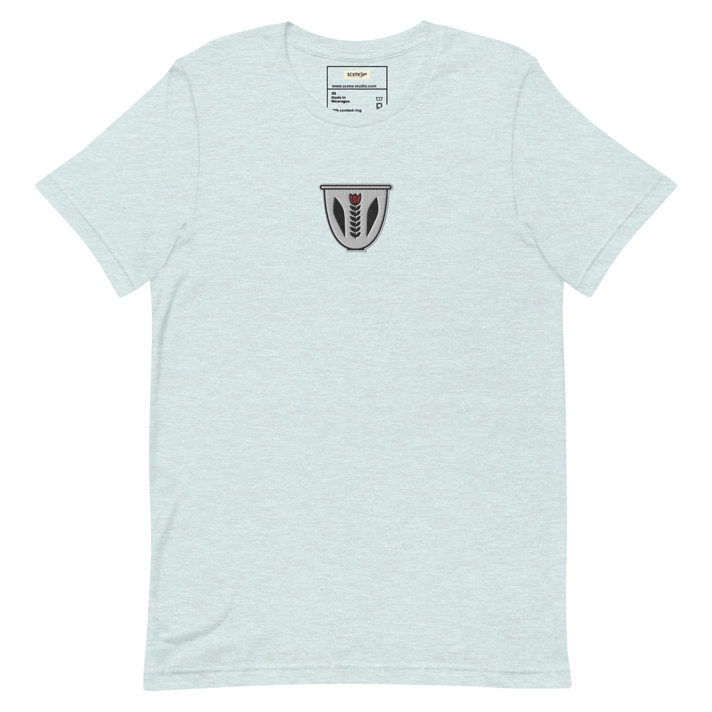 Lebanese coffee cup embroidered t-shirt - Shaffeh Cup Tee