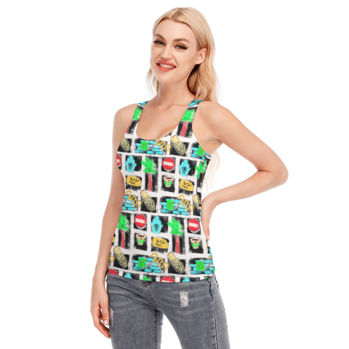Beirut Lebanon Everyday street sights Women's Racerback Top