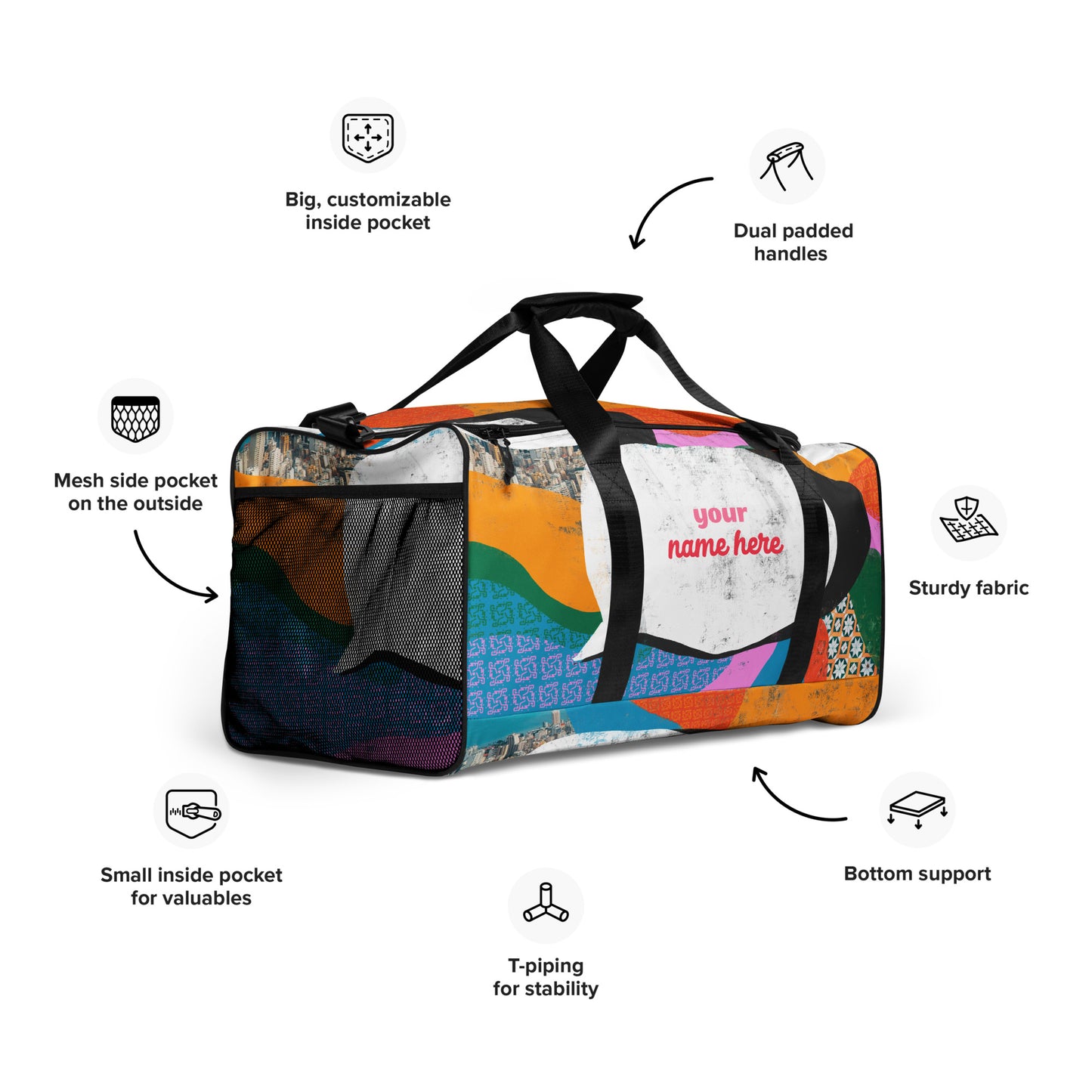 Oul-Shi / Say My Name Duffle Bag