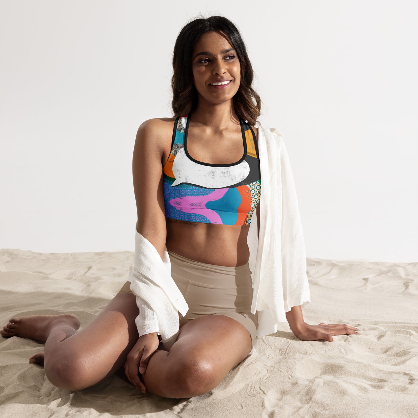 Oul-Shi / Say Something Comics Inspired Padded Sports Bra