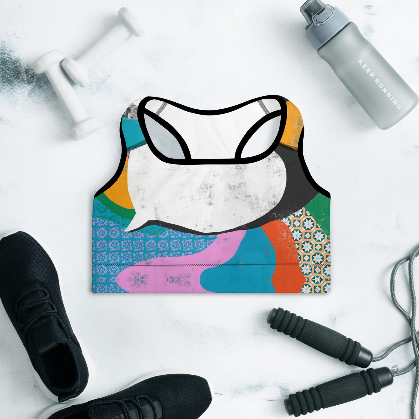Oul-Shi / Say Something Comics Inspired Padded Sports Bra