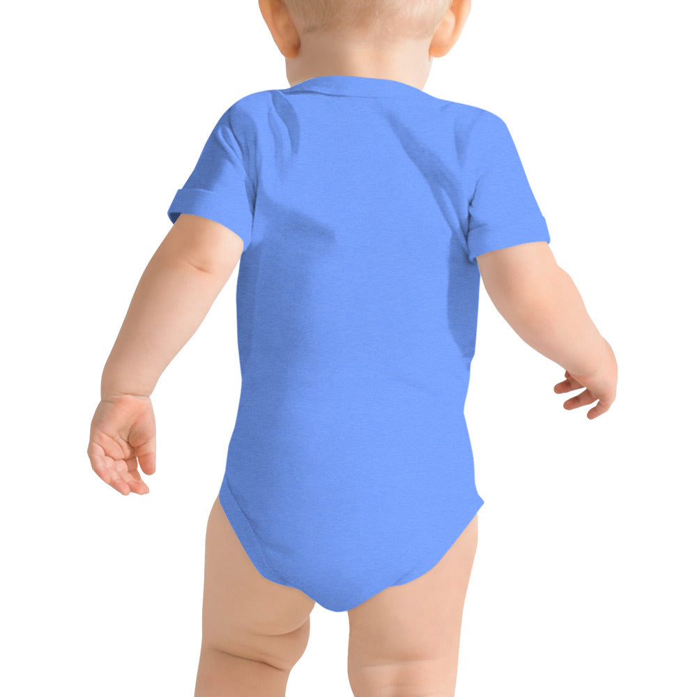 Habibi Classic SCENE Calligraphy Baby Short Sleeve One Piece