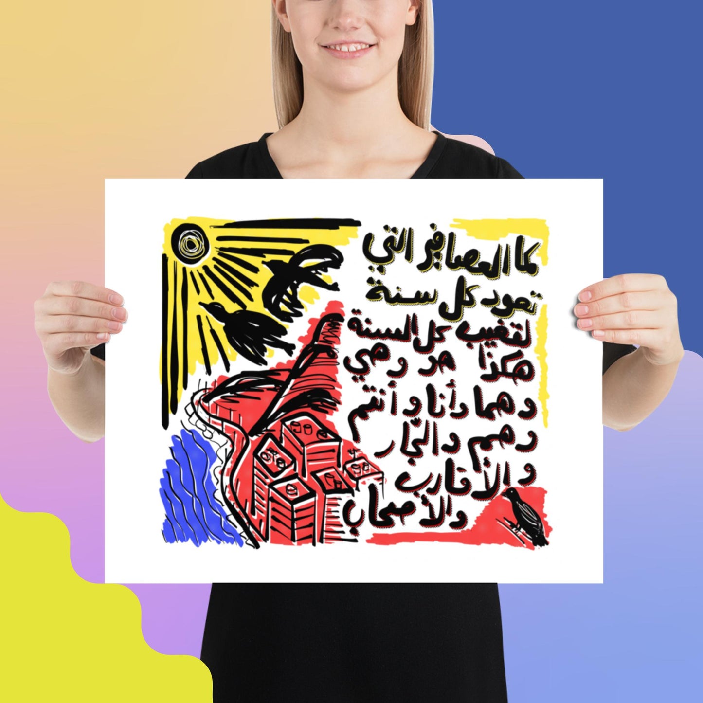 Migrating Birds Poster