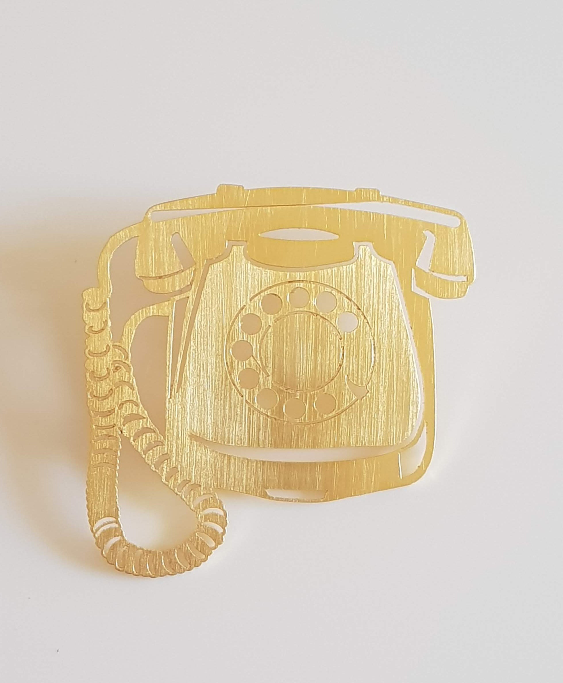 Pin Phone Picture Vintage Phone Pin – SCENE Studio