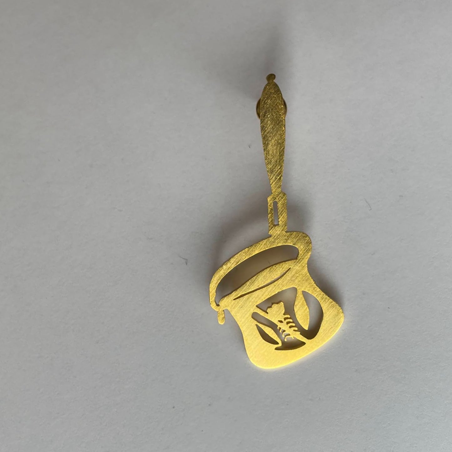 Coffee Shaffeh and Rakweh earrings pair